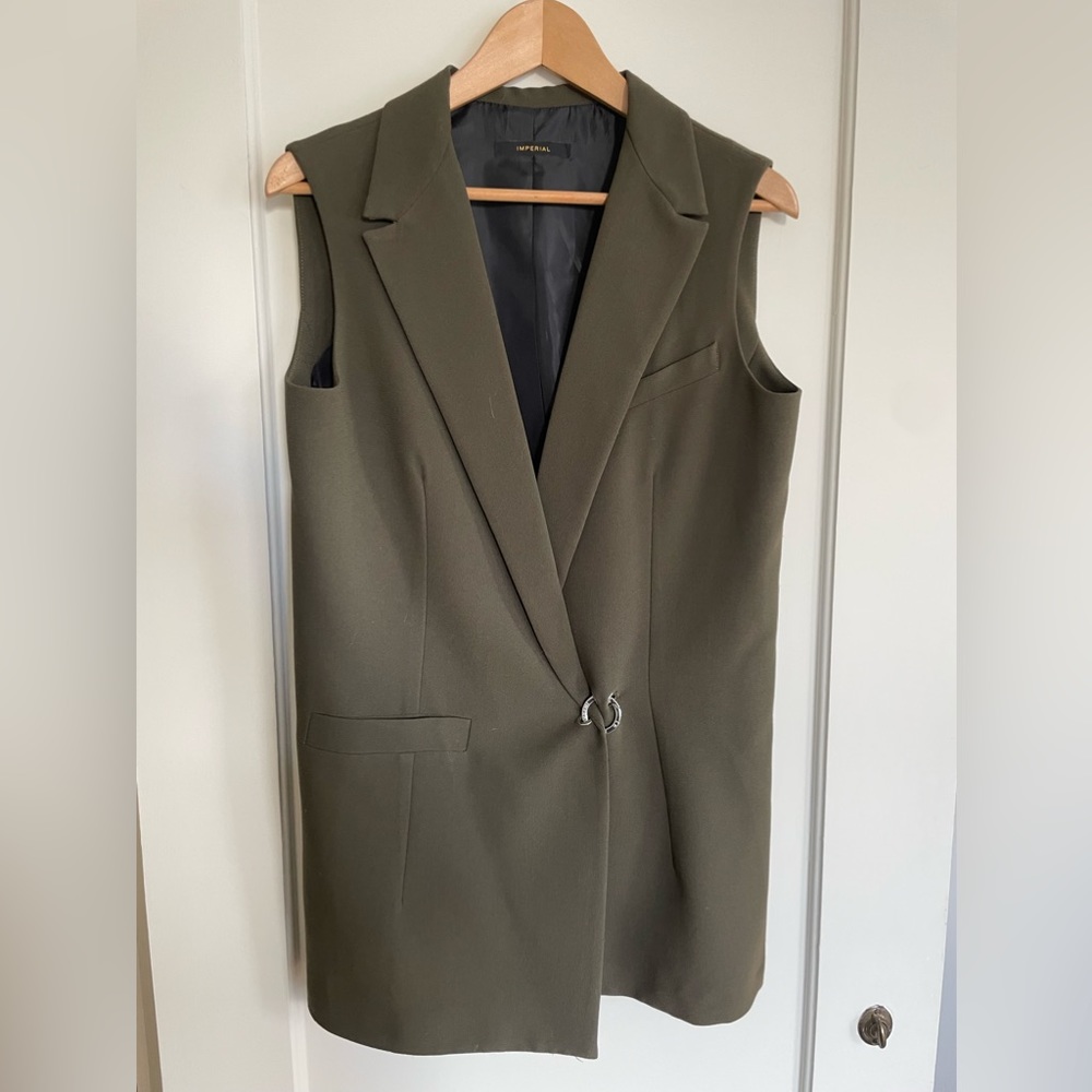 Long tuxedo vest